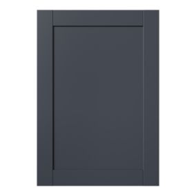 GoodHome Ashmead Matt midnight blue Shaker Highline Cabinet door (W)500mm (H)715mm (T)16mm