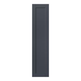 GoodHome Ashmead Matt midnight blue Shaker Larder Cabinet door (W)300mm (H)1287mm (T)16mm