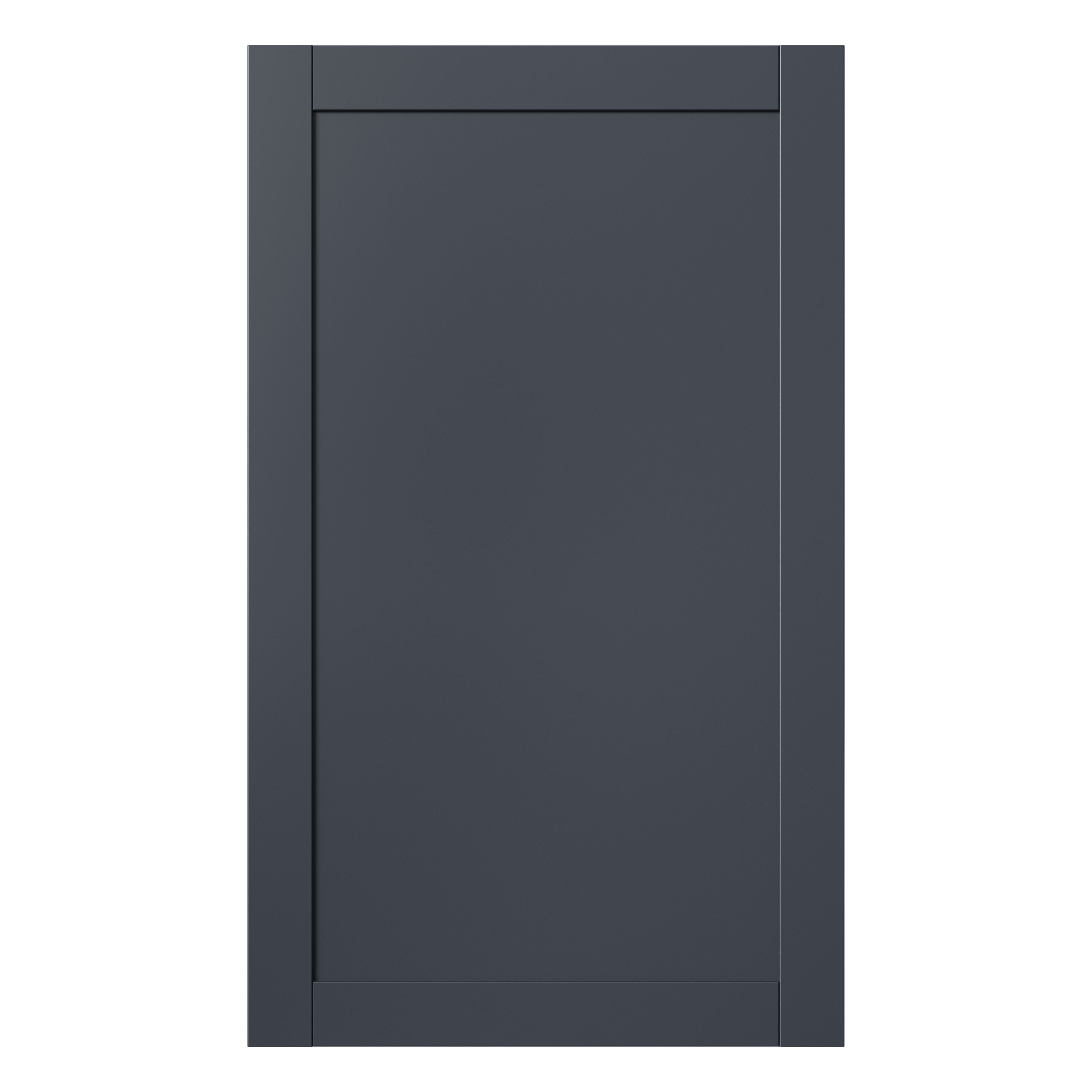 GoodHome Ashmead Matt midnight blue Shaker Larder Cabinet door (W)600mm (H)1001mm (T)16mm