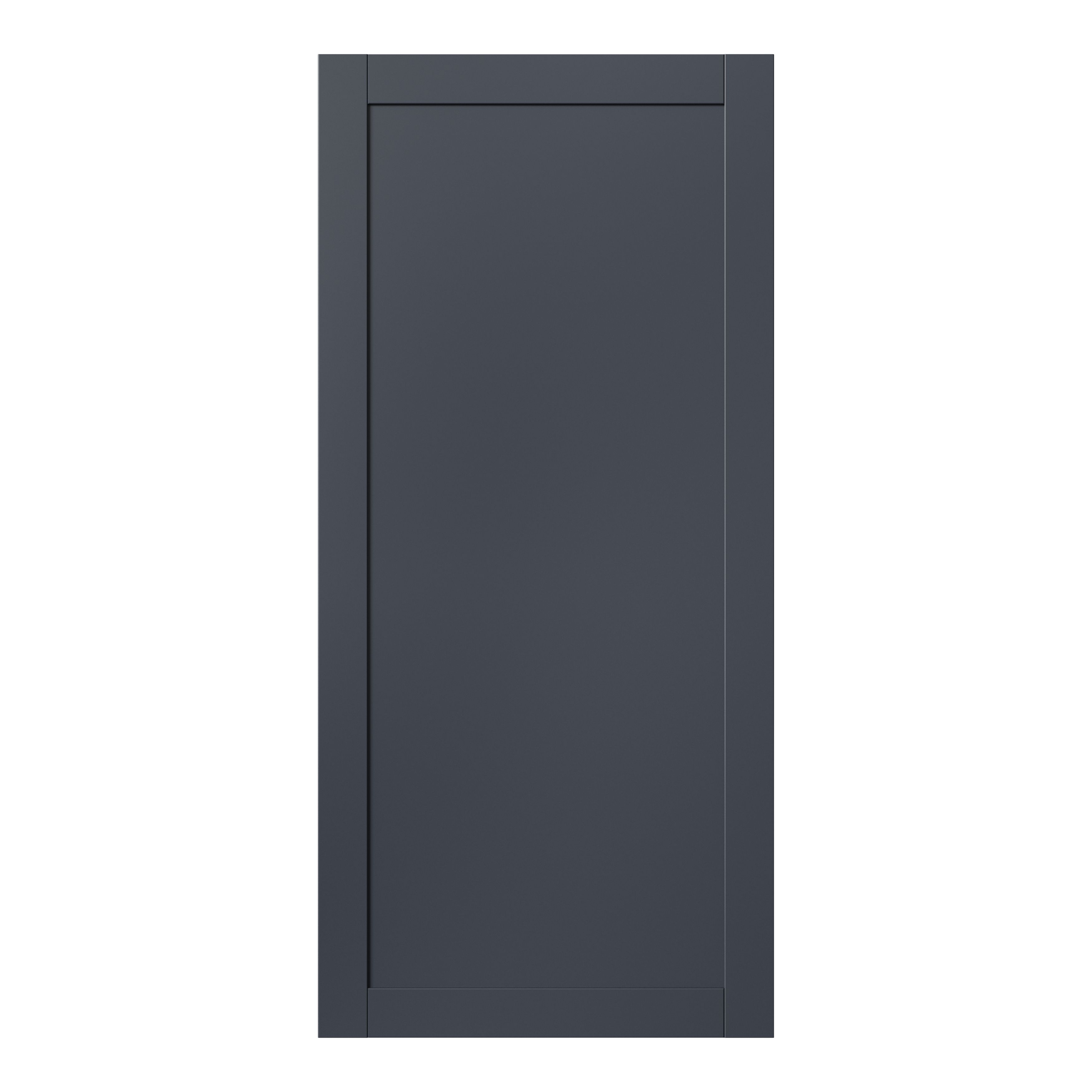GoodHome Ashmead Matt midnight blue Shaker Larder Cabinet door (W)600mm (H)1287mm (T)16mm
