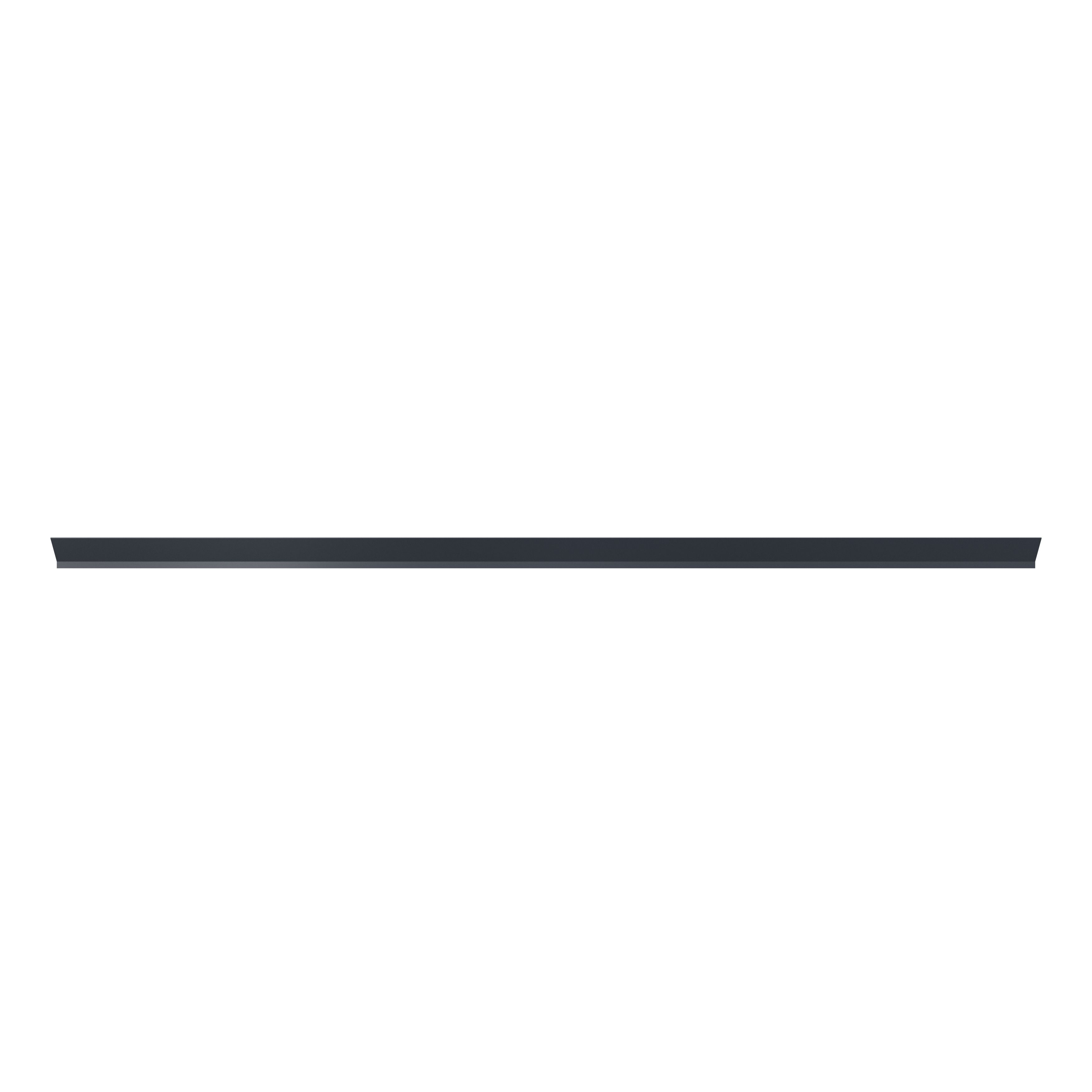 GoodHome Ashmead Matt midnight blue Smooth Cornice, (L)2400mm (H)75mm