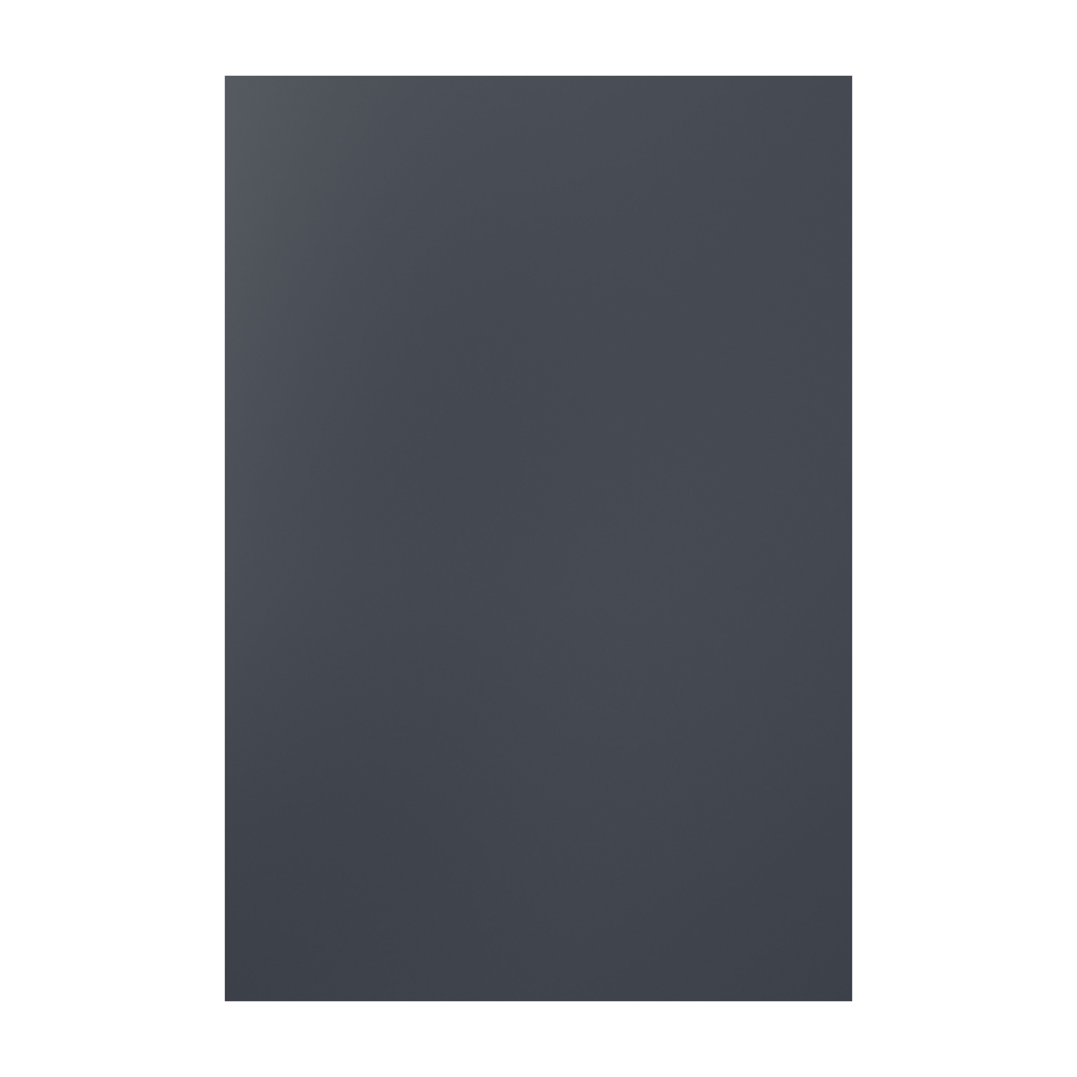 GoodHome Ashmead Matt midnight blue Standard Clad on base panel (H)900mm (W)600mm