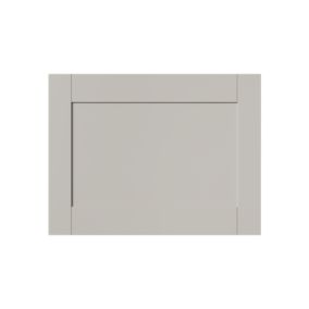 GoodHome Ashmead Matt pebble Appliance Cabinet door (W)600mm (H)453mm (T)16mm