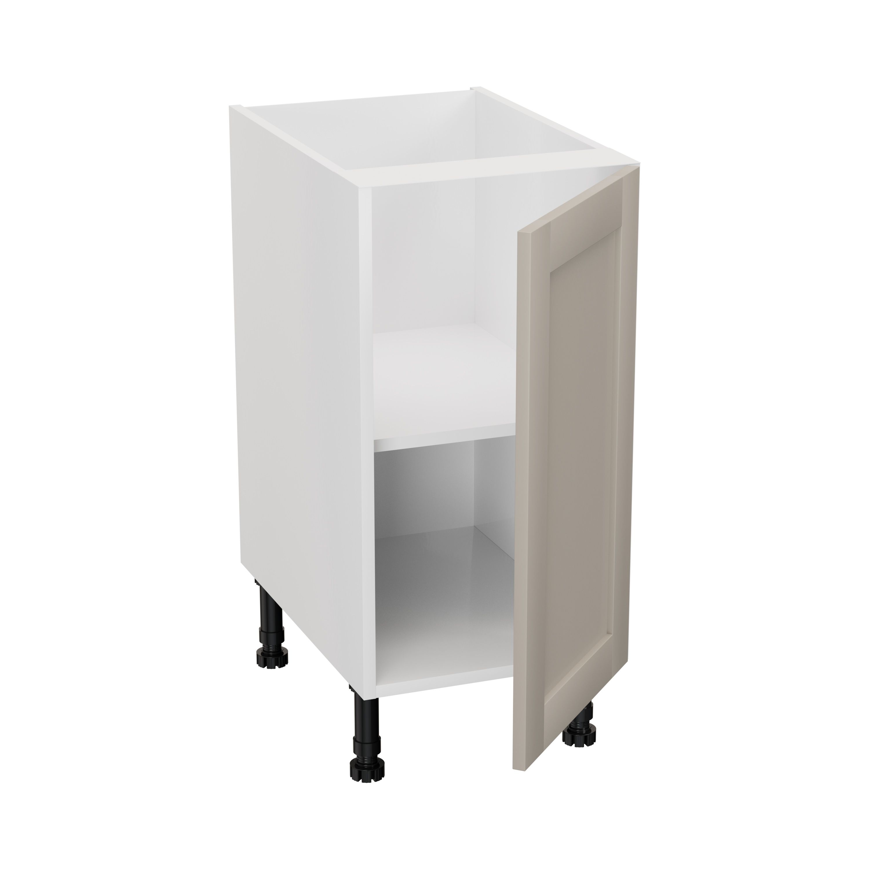 GoodHome Ashmead Matt pebble Base Kitchen cabinet (W) 400mm (H)720mm