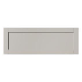 GoodHome Ashmead Matt pebble Drawer front, bridging & bi fold door, (W)1000mm (H)356mm (T)16mm