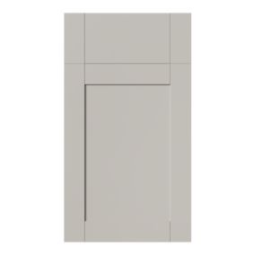 GoodHome Ashmead Matt pebble Drawerline Cabinet door (W)400mm (H)715mm (T)16mm