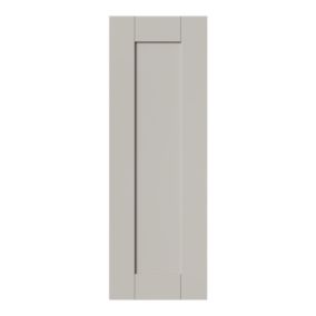 GoodHome Ashmead Matt pebble Highline Cabinet door (W)250mm (H)715mm (T)16mm