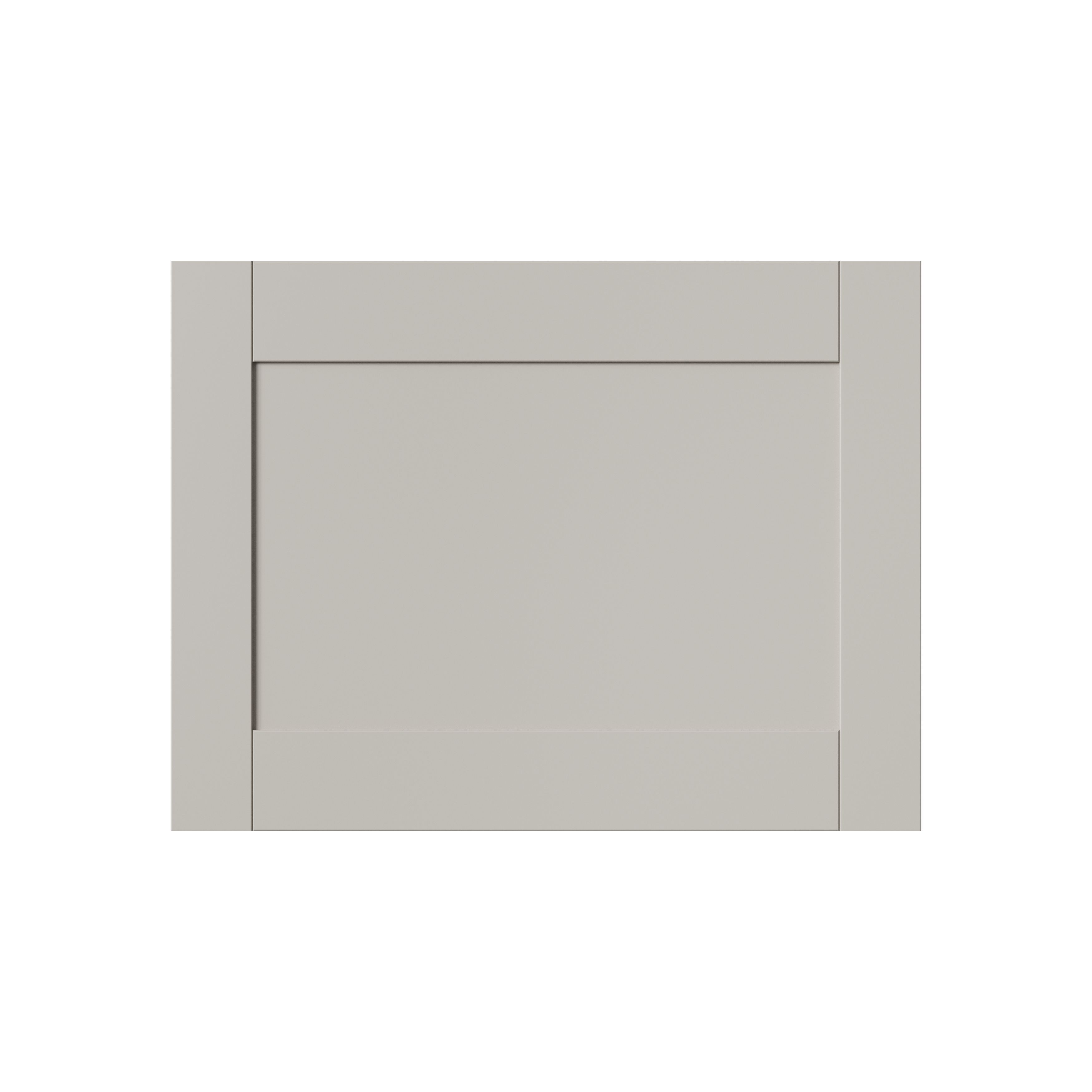GoodHome Ashmead Matt pebble Shaker Appliance Cabinet door (W)600mm (H)453mm (T)16mm