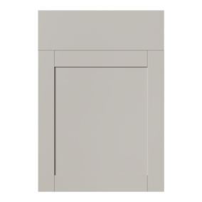 GoodHome Ashmead Matt pebble Shaker Drawerline Cabinet door (W)500mm (H)715mm (T)16mm