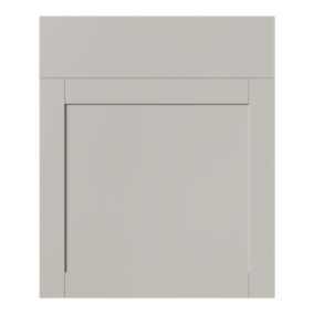 GoodHome Ashmead Matt pebble Shaker Drawerline Cabinet door (W)600mm (H)715mm (T)16mm