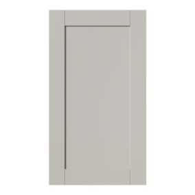 GoodHome Ashmead Matt pebble Shaker Highline Cabinet door (W)400mm (H)715mm (T)16mm