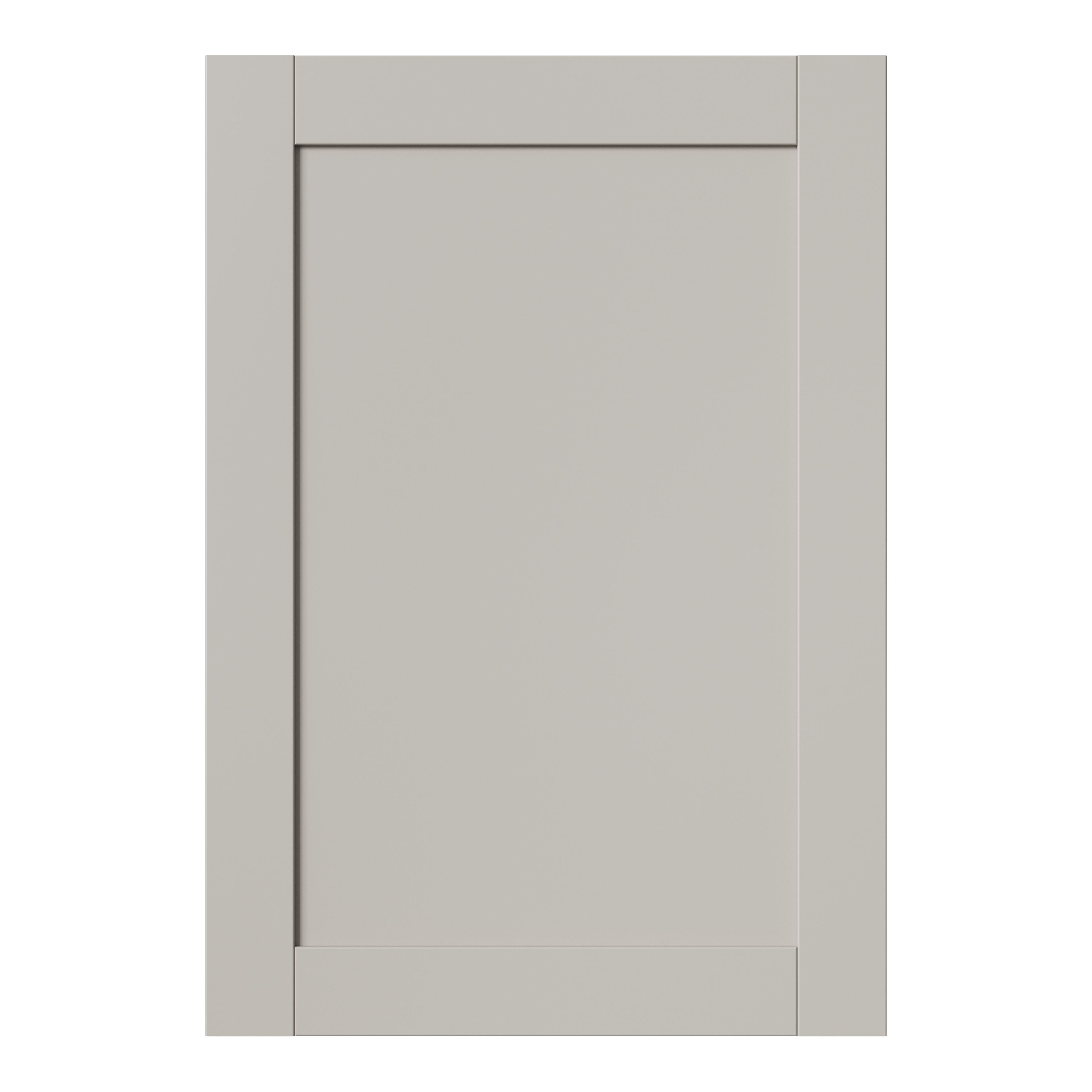 GoodHome Ashmead Matt pebble Shaker Highline Cabinet door (W)500mm (H)715mm (T)16mm