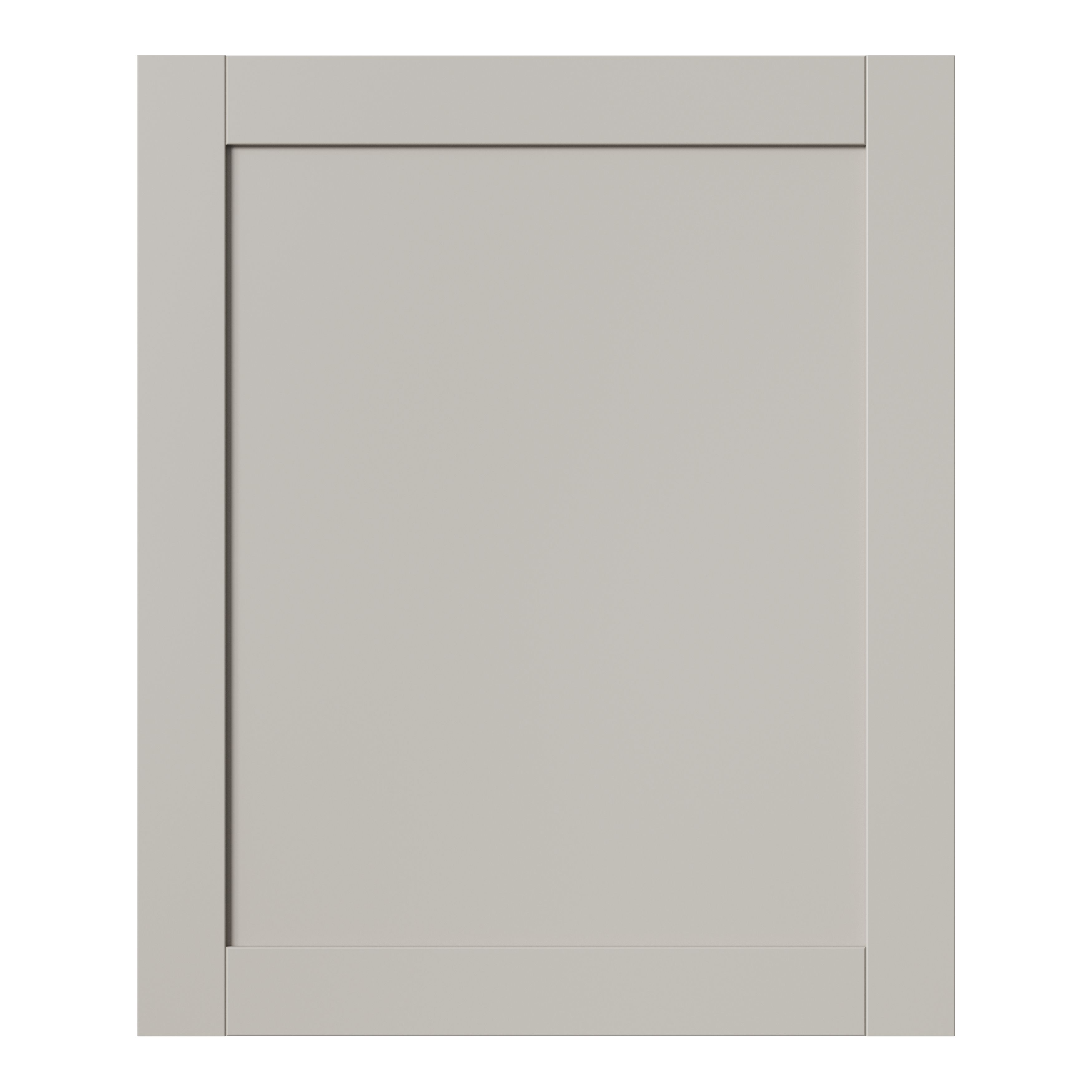GoodHome Ashmead Matt pebble Shaker Highline Cabinet door (W)600mm (H)715mm (T)16mm