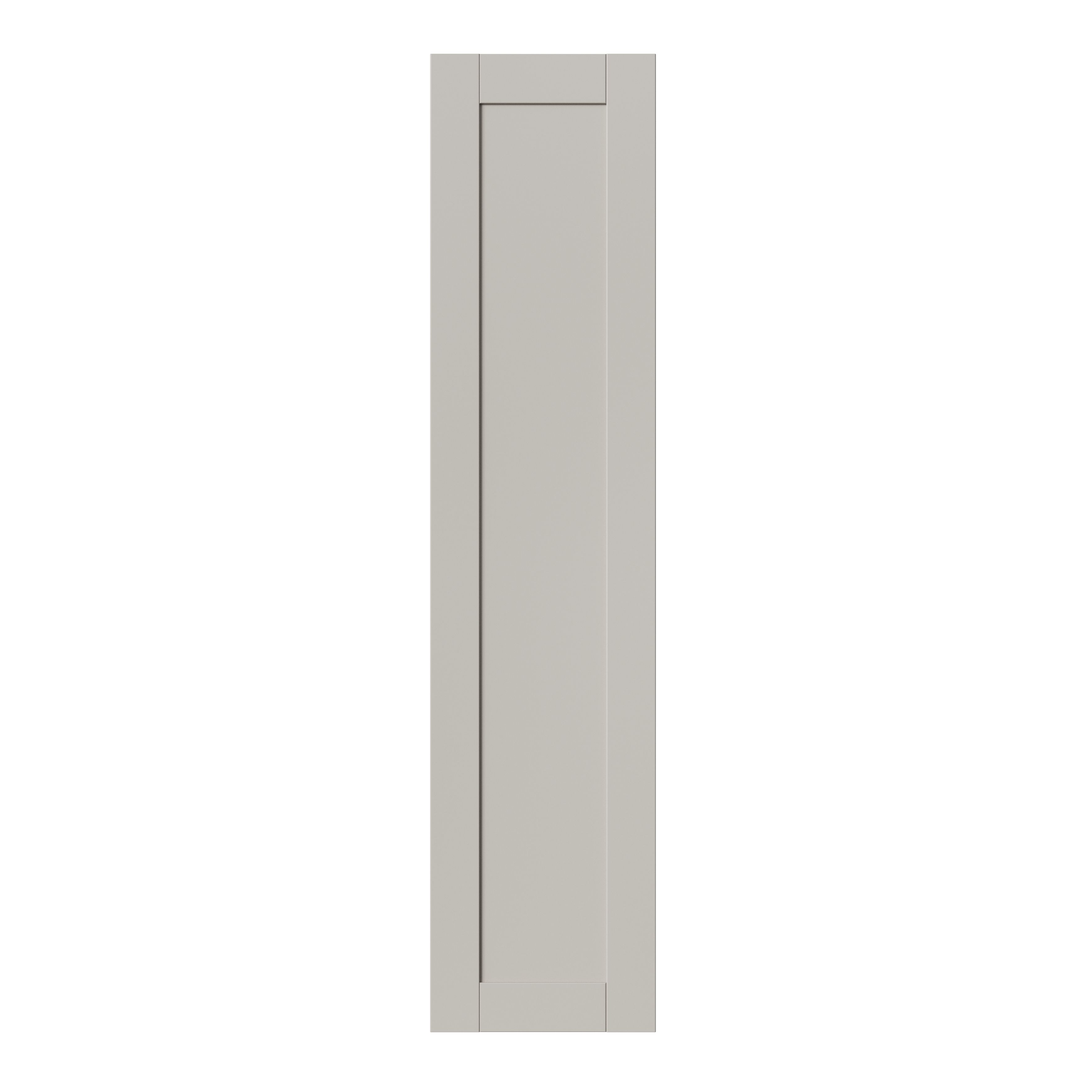 GoodHome Ashmead Matt pebble Shaker Larder Cabinet door (W)300mm (H)1287mm (T)16mm