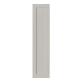 GoodHome Ashmead Matt pebble Shaker Larder Cabinet door (W)300mm (H)1287mm (T)16mm