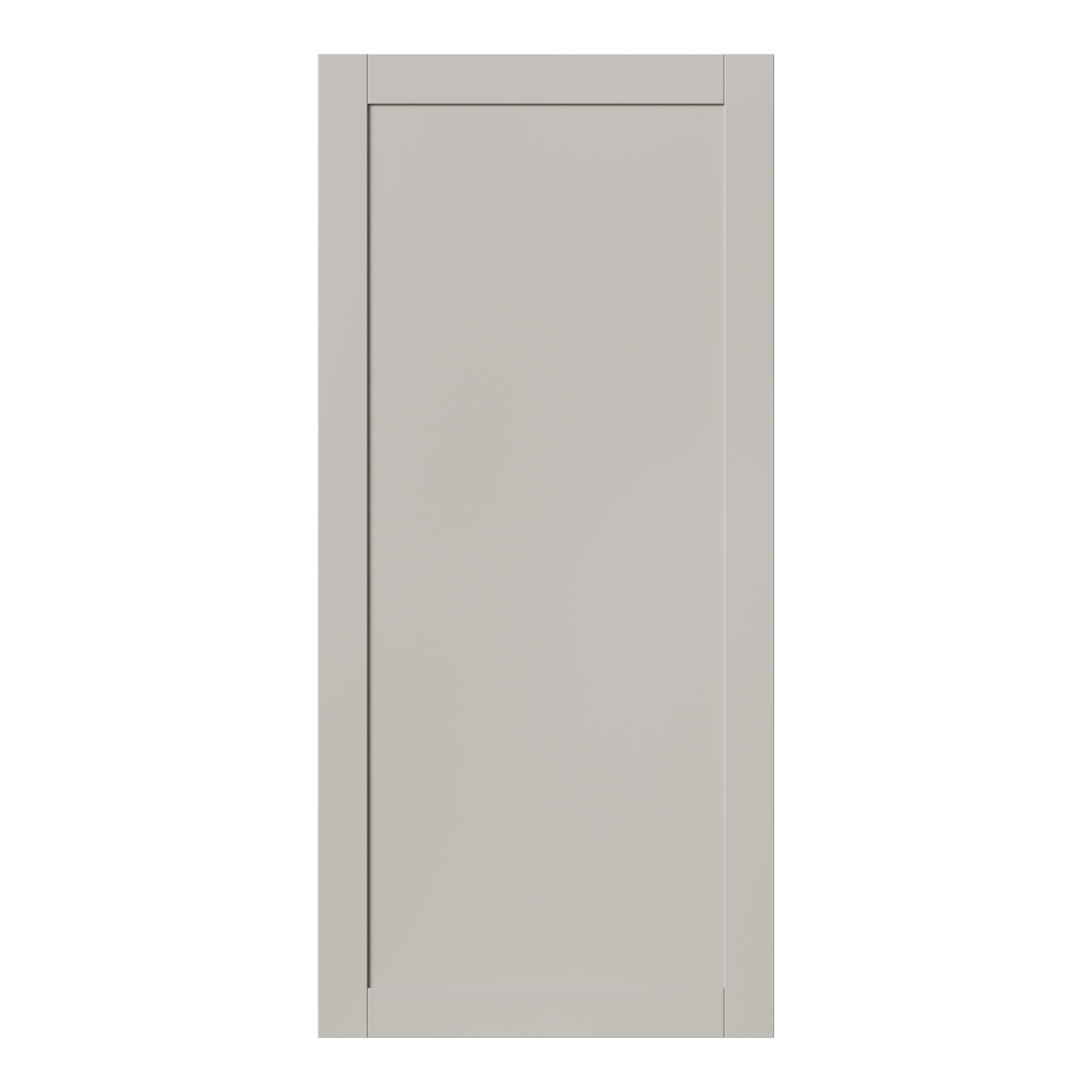 GoodHome Ashmead Matt pebble Shaker Larder Cabinet door (W)600mm (H)1287mm (T)16mm