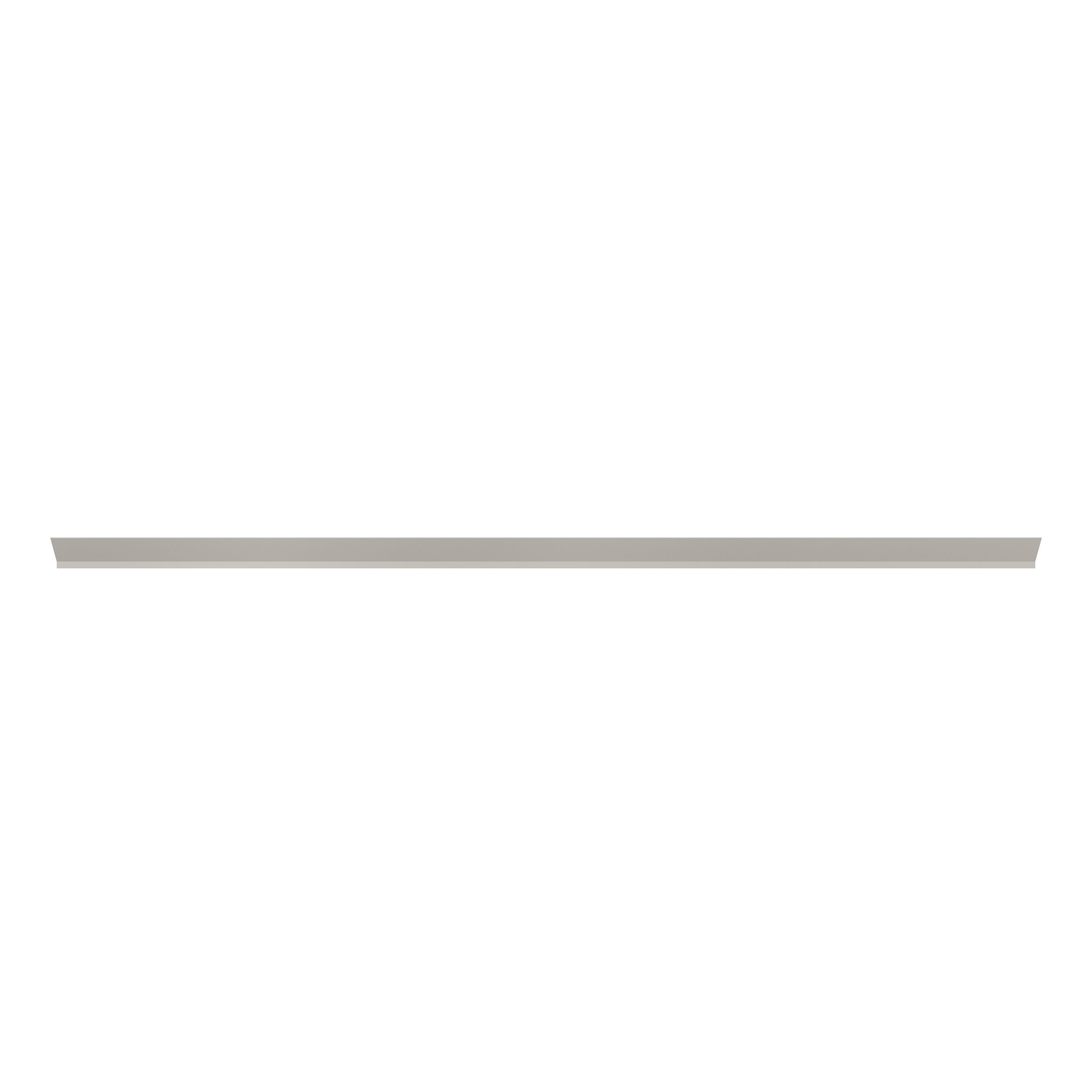 GoodHome Ashmead Matt pebble Smooth Cornice, (L)2400mm (H)75mm