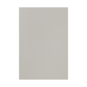 GoodHome Ashmead Matt pebble Standard End support panel (H)870mm (W)590mm