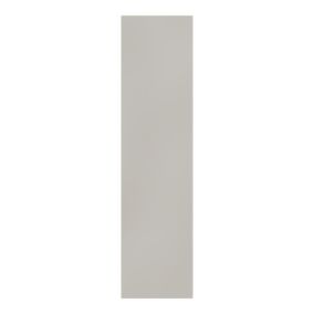 GoodHome Ashmead Matt pebble Tall Clad on larder panel (H)2400mm (W)600mm