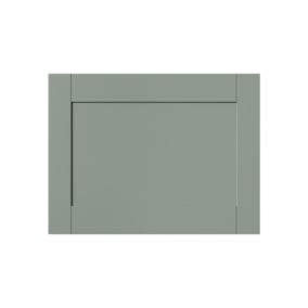 GoodHome Ashmead Matt reed green Appliance Cabinet door (W)600mm (H)453mm (T)16mm