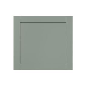 GoodHome Ashmead Matt reed green Appliance Cabinet door (W)600mm (H)543mm (T)16mm