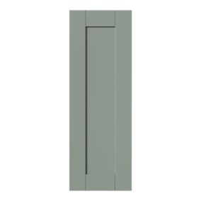 GoodHome Ashmead Matt reed green Highline Cabinet door (W)250mm (H)715mm (T)16mm