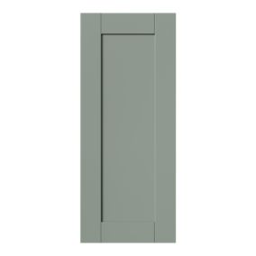 GoodHome Ashmead Matt reed green Highline Cabinet door (W)300mm (H)715mm (T)16mm