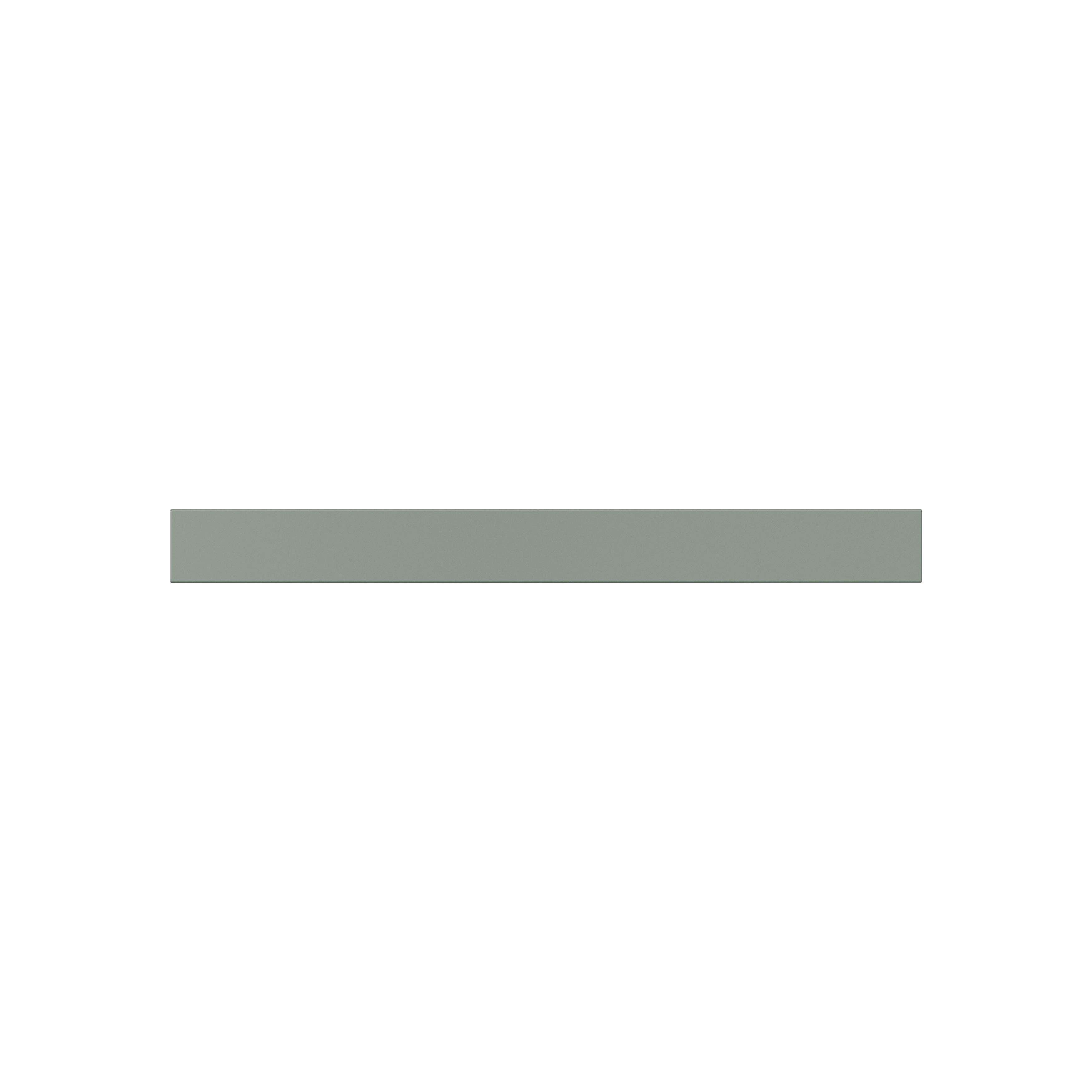GoodHome Ashmead Matt reed green Shaker Appliance Cabinet door (W)600mm (H)58mm (T)16mm