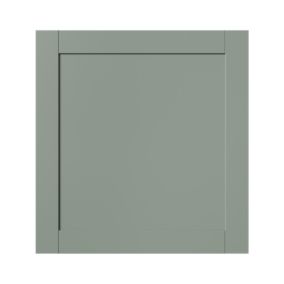 GoodHome Ashmead Matt reed green Shaker Appliance Cabinet door (W)600mm (H)626mm (T)16mm