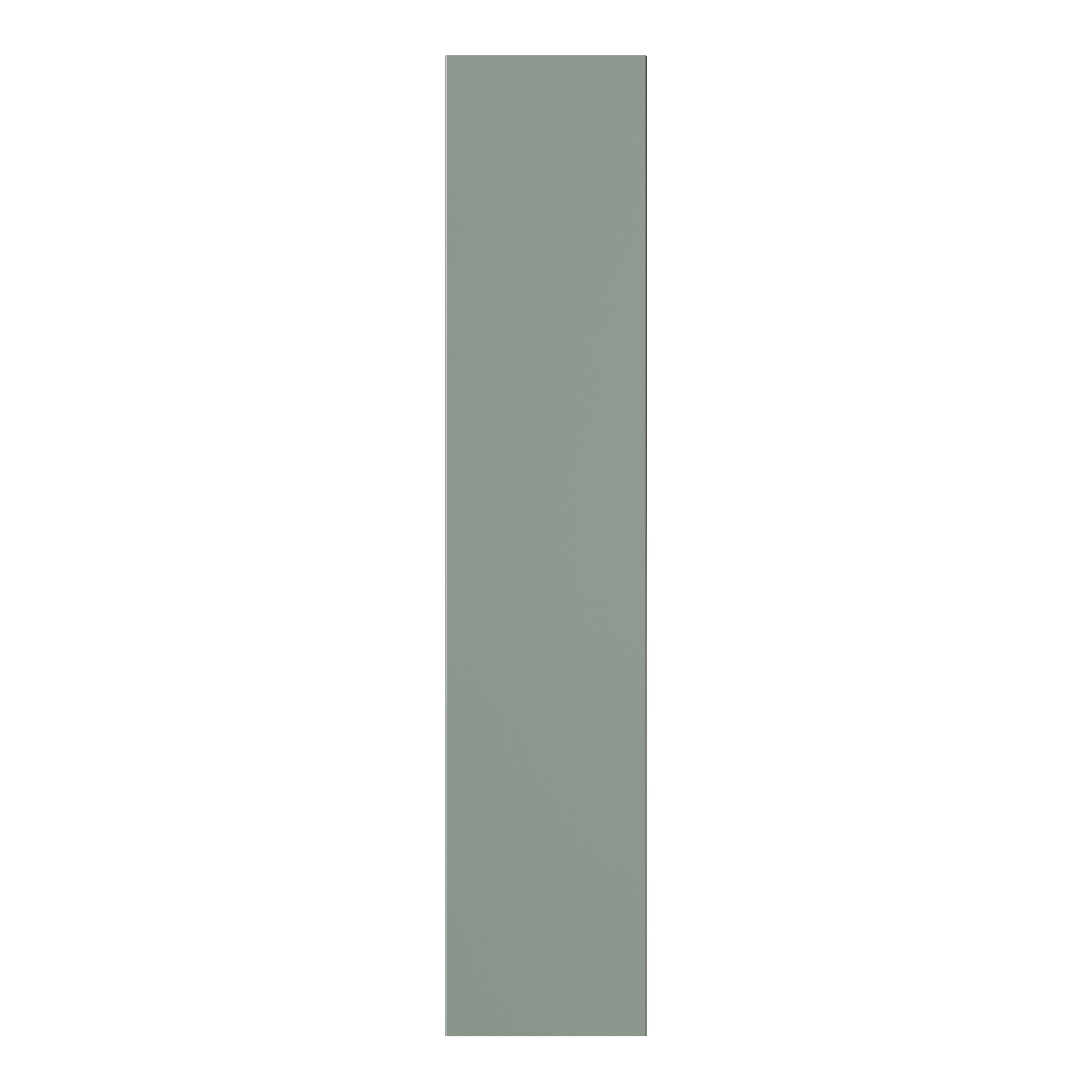 GoodHome Ashmead Matt reed green Shaker Highline Cabinet door (W)150mm (H)715mm (T)16mm