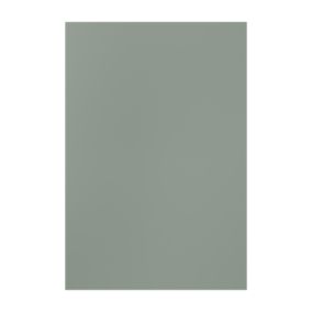 GoodHome Ashmead Matt reed green Standard Clad on base panel (H)900mm (W)600mm