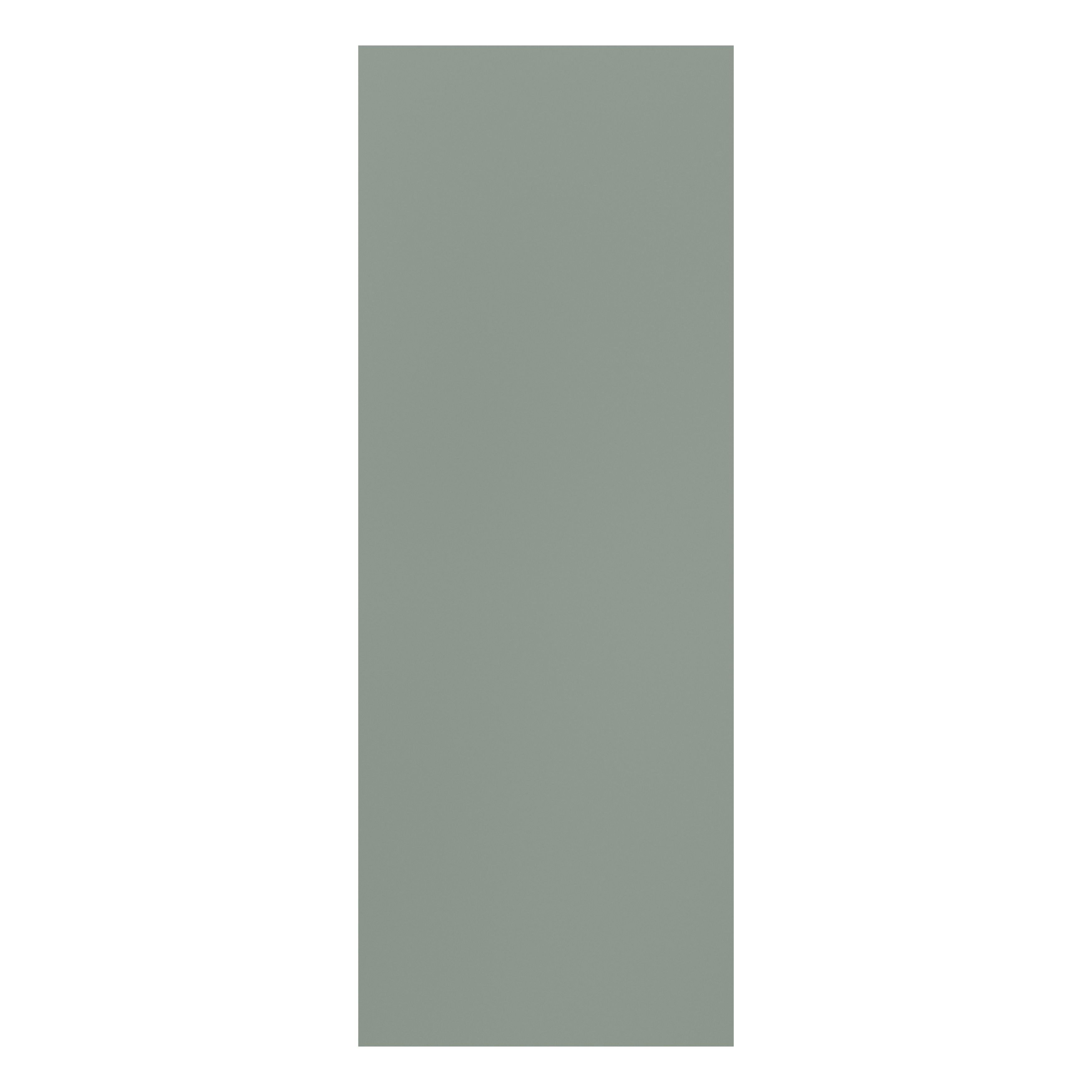 GoodHome Ashmead Matt reed green Standard Clad on wall panel (H)790mm (W)350mm