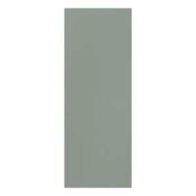 GoodHome Ashmead Matt reed green Standard Clad on wall panel (H)790mm (W)350mm