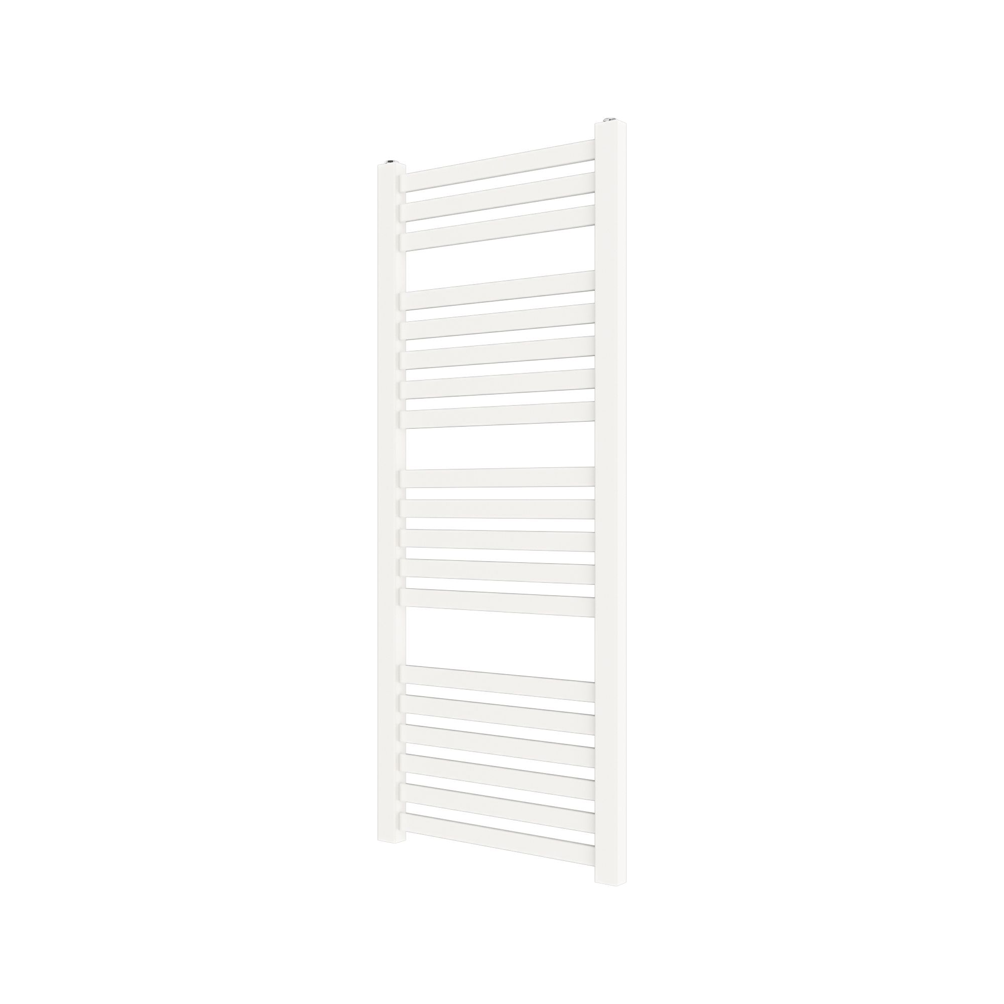 GoodHome Aspley, White Vertical Flat Towel radiator (W)480mm x (H)1150mm