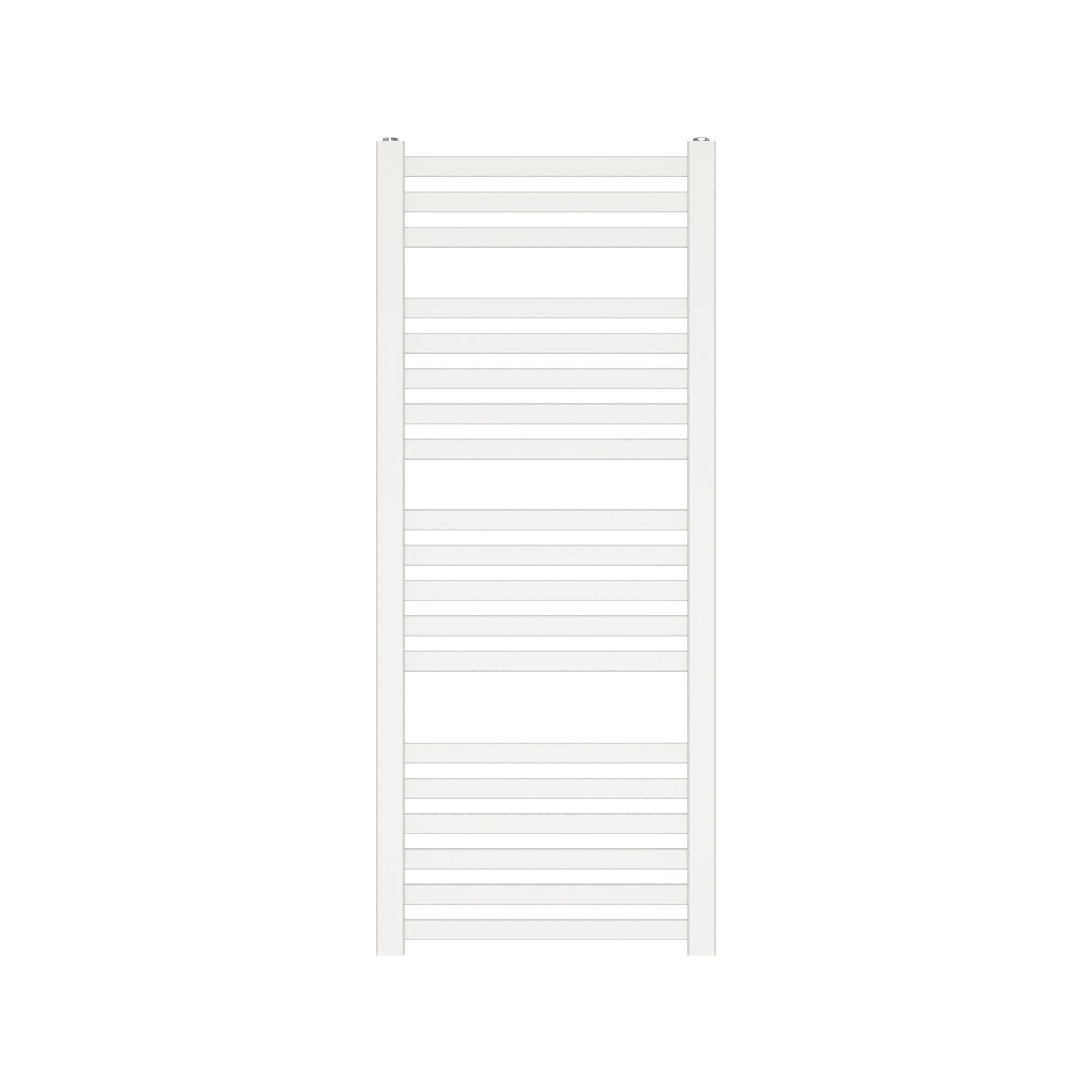 GoodHome Aspley, White Vertical Flat Towel radiator (W)480mm x (H)1150mm