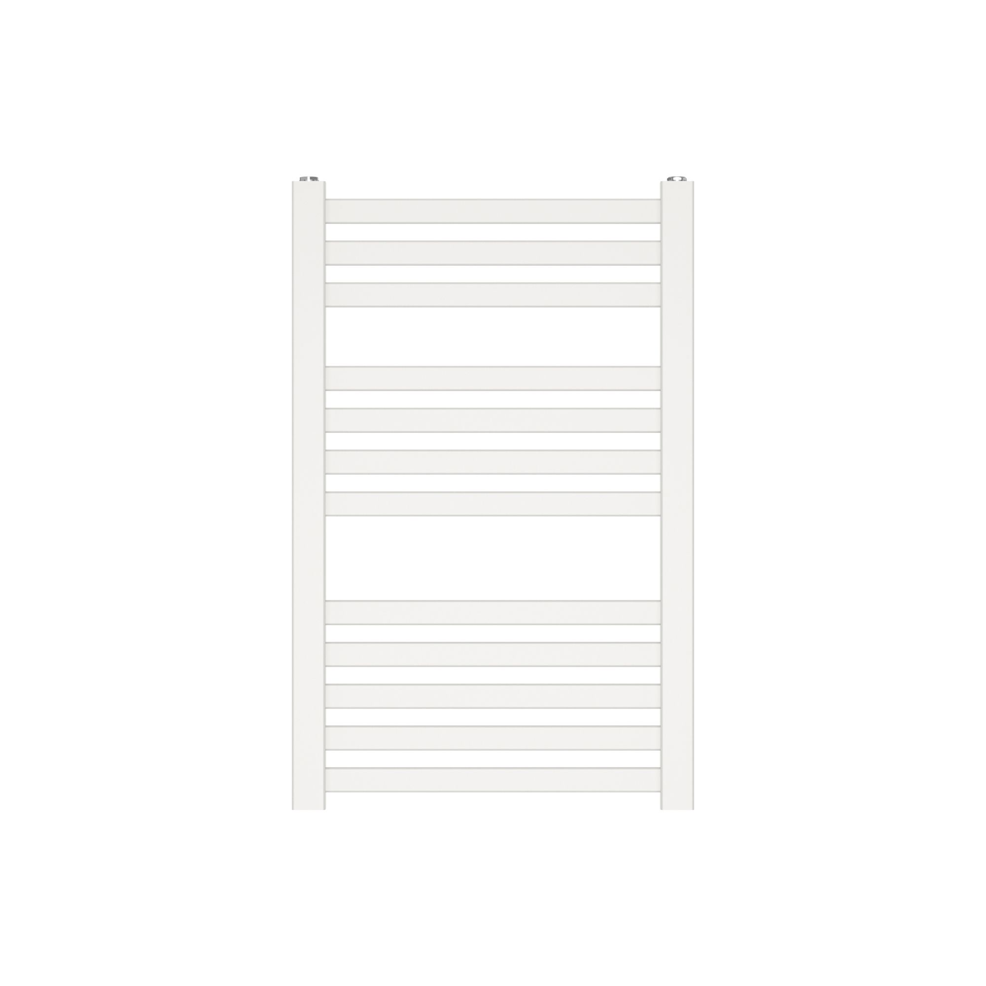 GoodHome Aspley, White Vertical Flat Towel radiator (W)480mm x (H)750mm