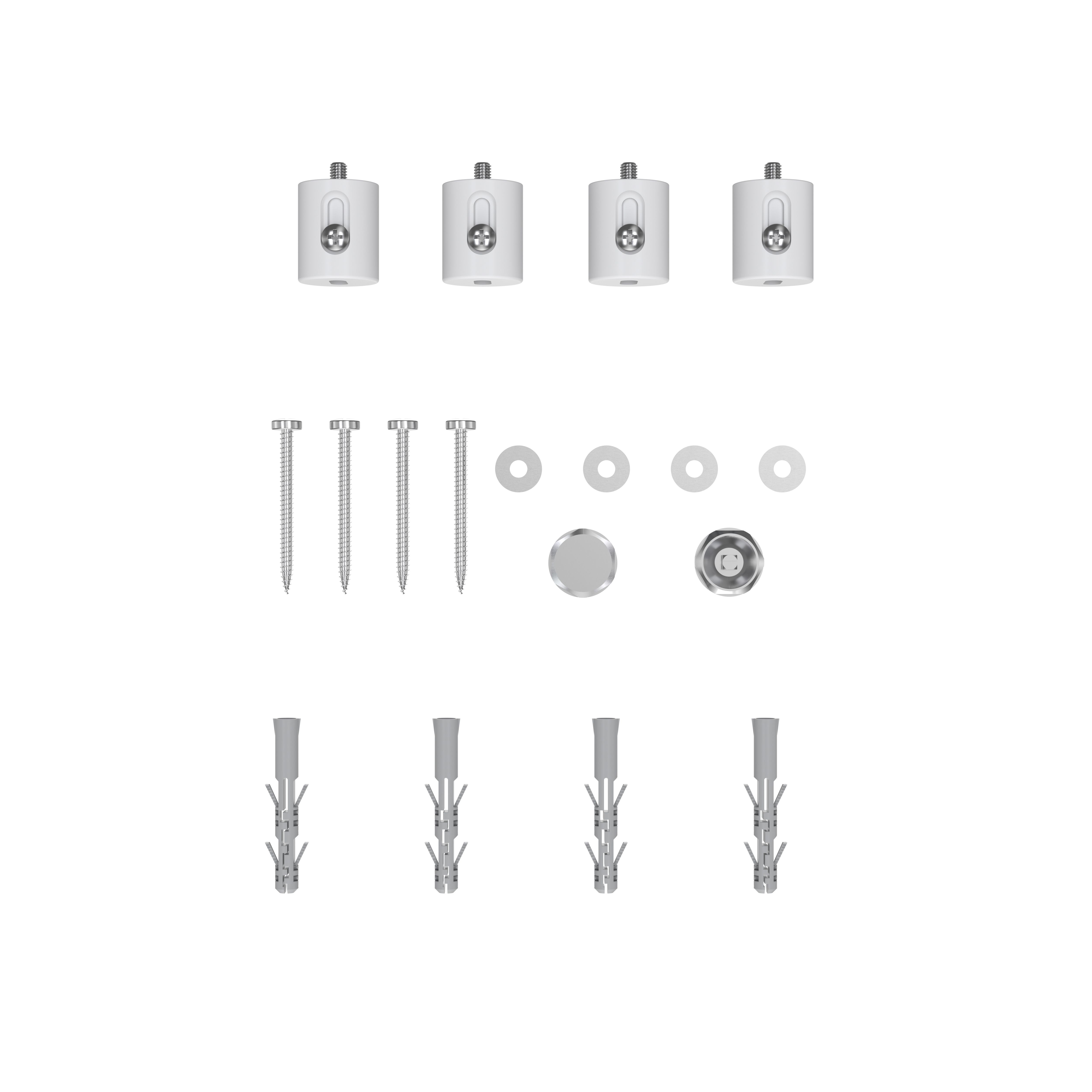 GoodHome Aspley, White Vertical Flat Towel radiator (W)480mm x (H)750mm
