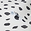 GoodHome Astennu Black & white Monochrome effect Spot Smooth Wallpaper