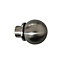 GoodHome Athens Brushed Grey Nickel effect Metal Ball Curtain pole finial (Dia)19mm