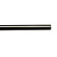 GoodHome Athens Satin Grey Nickel effect Curtain pole, (L)1.5m (Dia)28mm