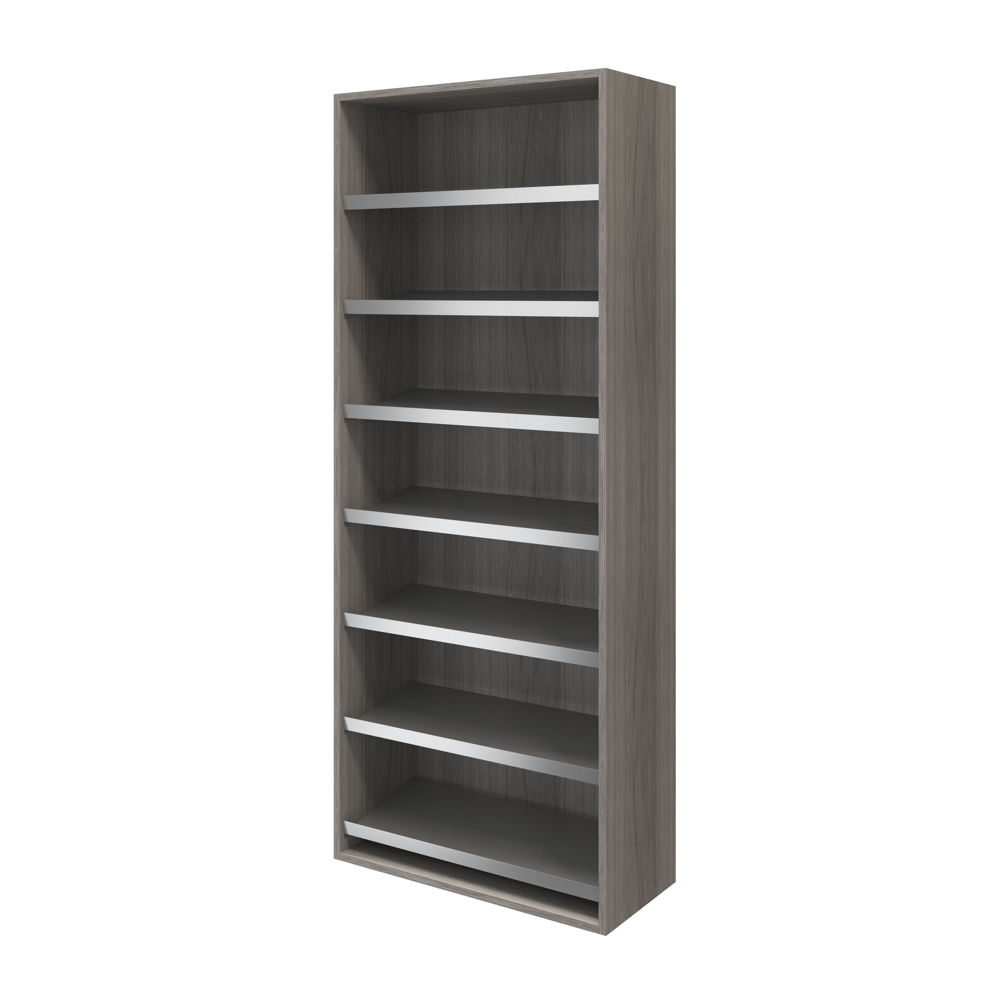 GoodHome Atomia Freestanding Grey Oak effect Pull-out shoe rack (W)750mm