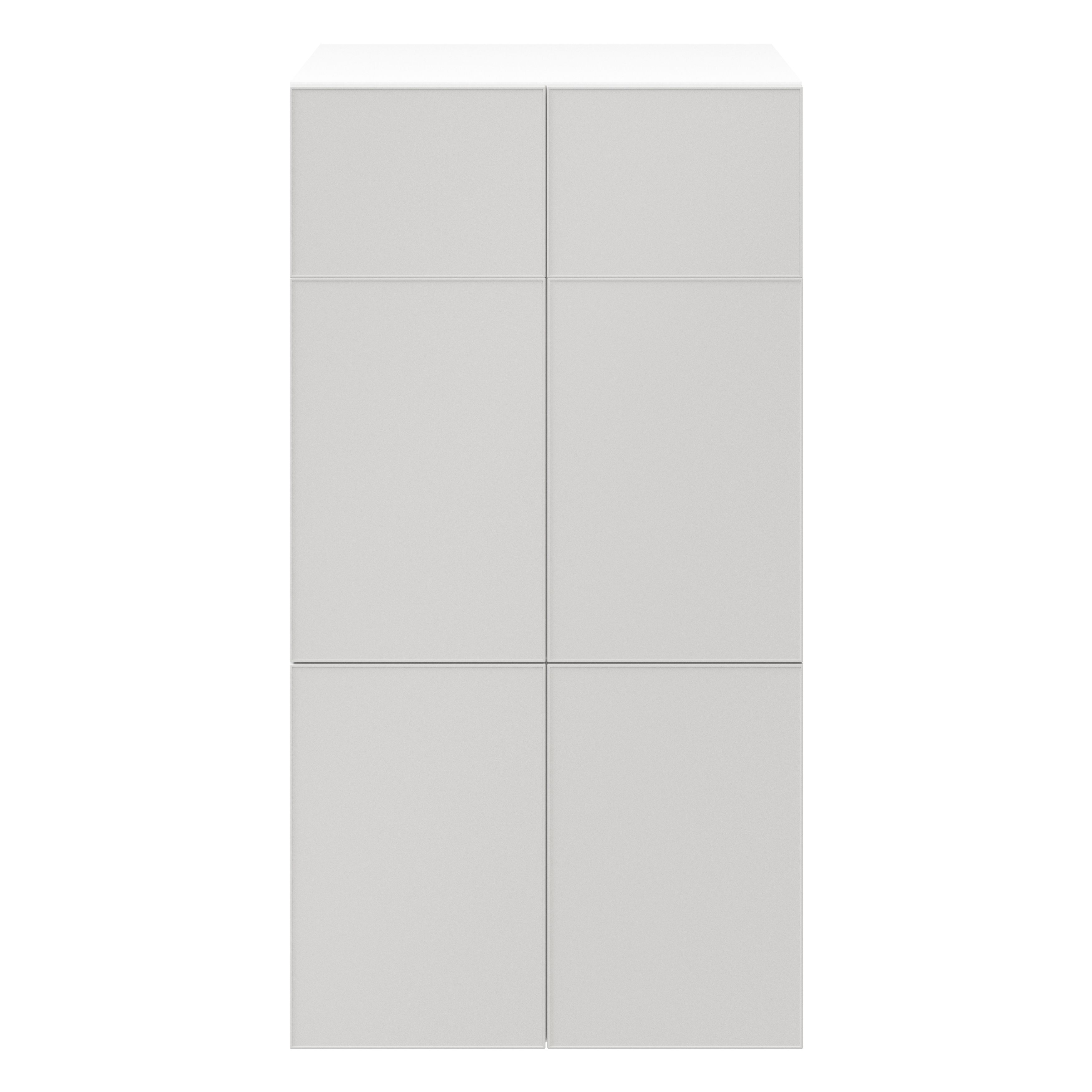 GoodHome Atomia Freestanding Matt Grey Small Office & living storage