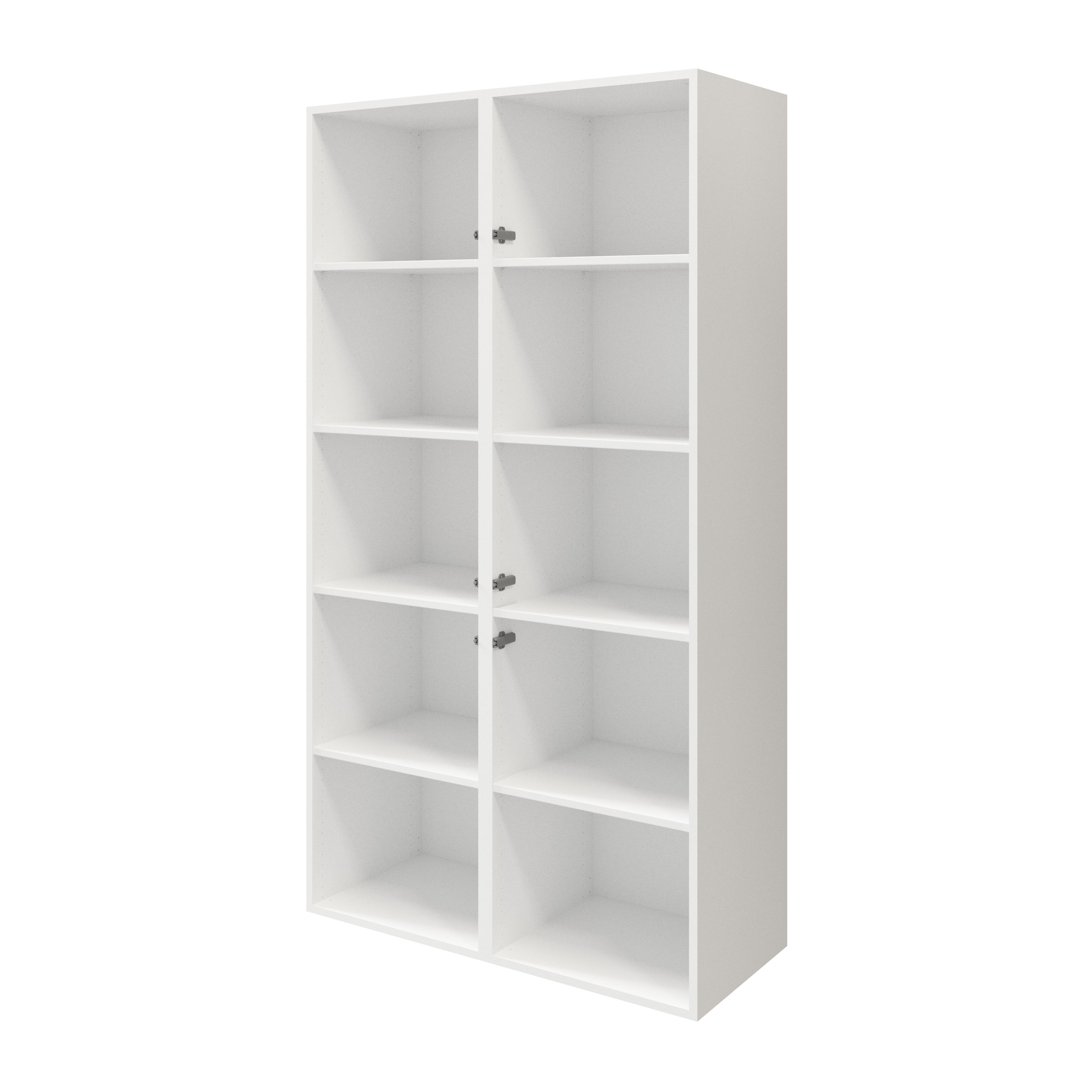 GoodHome Atomia Freestanding Matt Grey Small Office & living storage