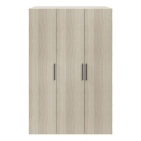 GoodHome Atomia Freestanding Matt oak effect Chipboard Wardrobe (H)2250mm (W)1000mm (D)580mm