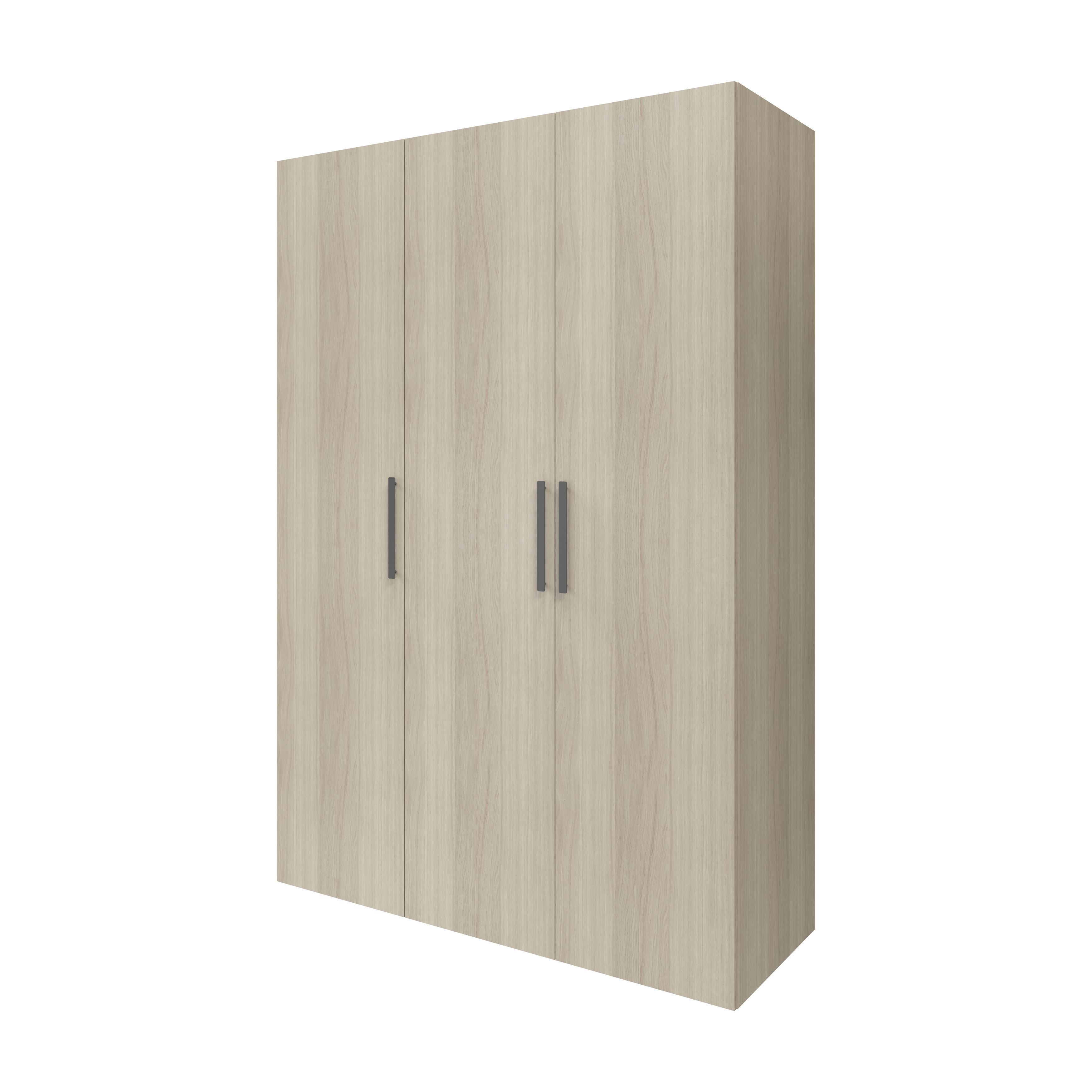 GoodHome Atomia Freestanding Matt oak effect Chipboard Wardrobe (H)2250mm (W)1000mm (D)580mm