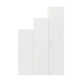 GoodHome Atomia Freestanding Matt white Chipboard Wardrobe (H)2250mm (W)500mm (D)580mm