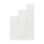 GoodHome Atomia Freestanding Modern Matt white Triple Wardrobe (H)2250mm (W)500mm (D)580mm