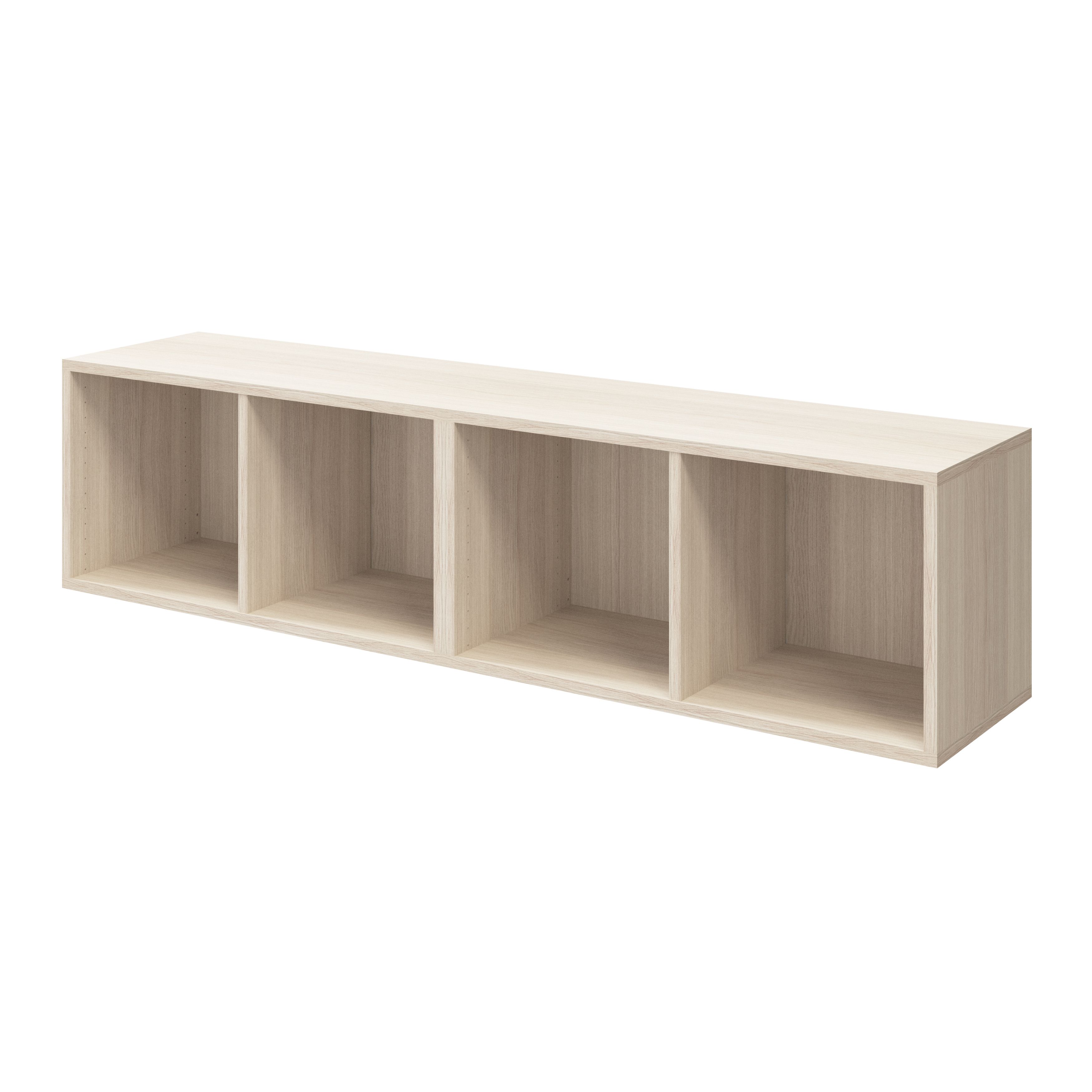 GoodHome Atomia Freestanding Oak effect Small Bookcases, shelving units & display cabinets (H)375mm
