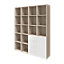 GoodHome Atomia Freestanding White Oak effect Large Bookcases, shelving units & display cabinets (H)1875mm