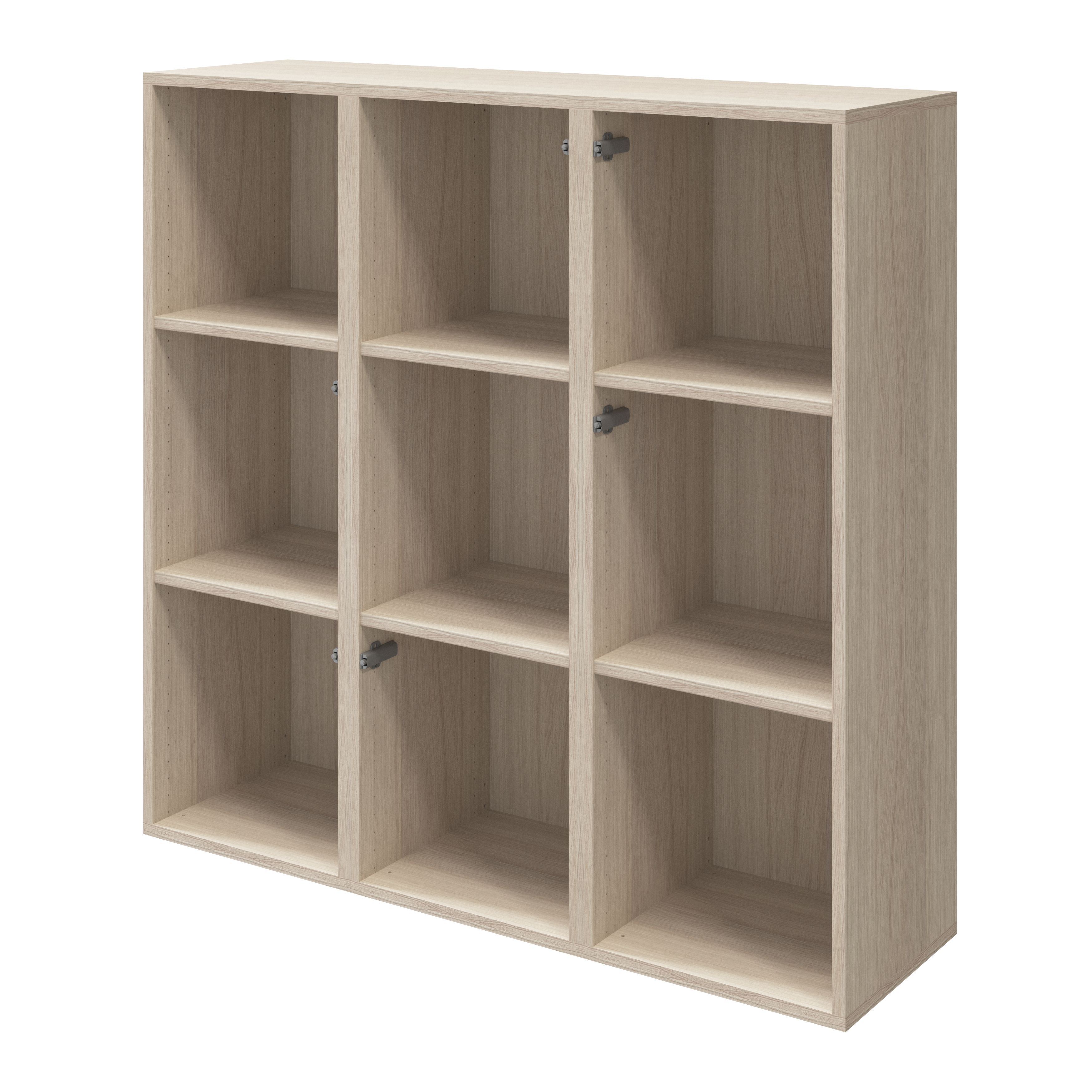 GoodHome Atomia Freestanding White Oak effect Small Bookcases, shelving units & display cabinets (H)1125mm